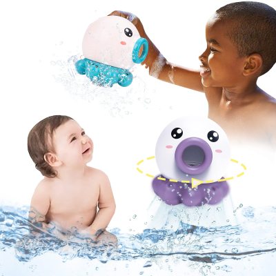 Rotating Spray Octopus Children's Bath Toys