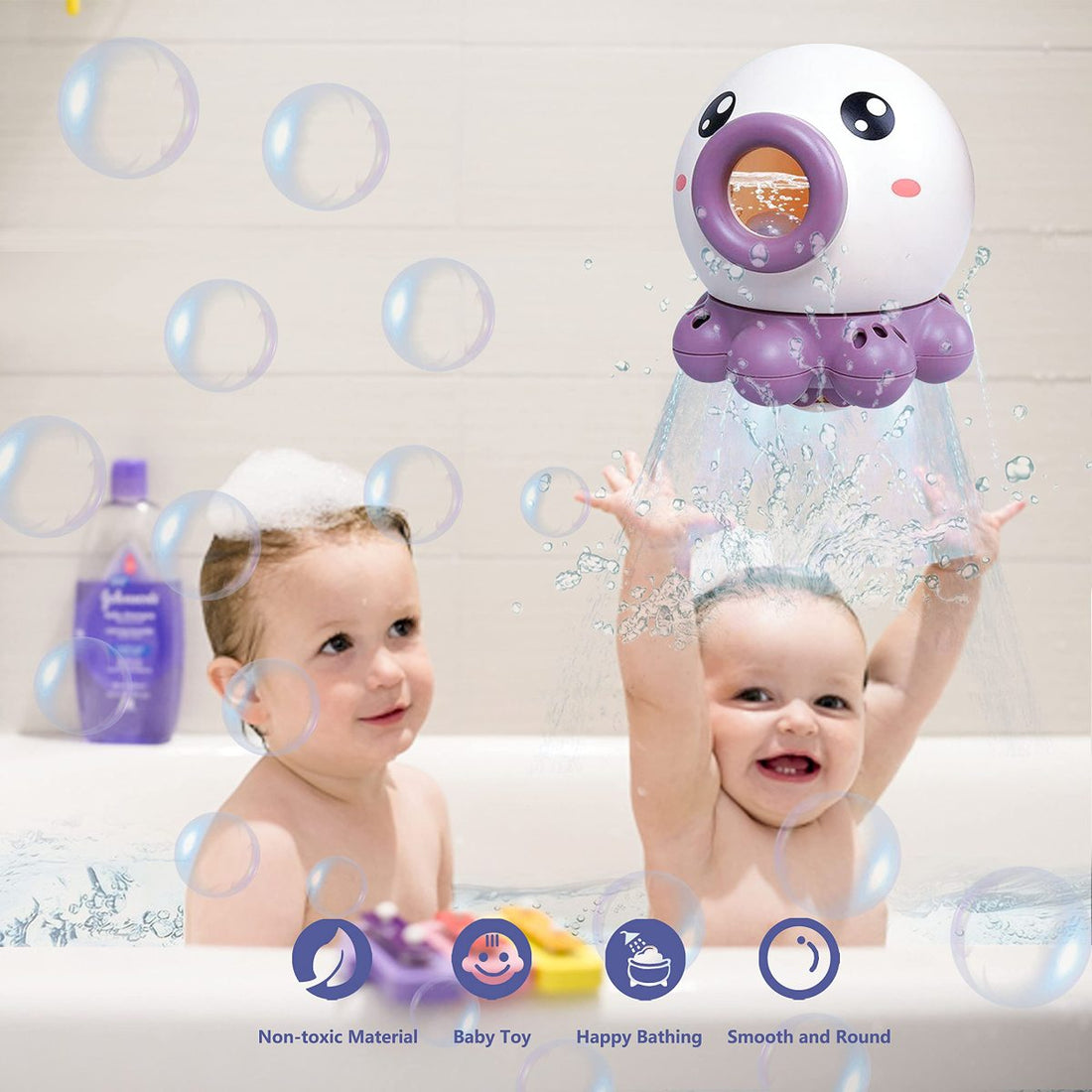 Rotating Spray Octopus Children's Bath Toys