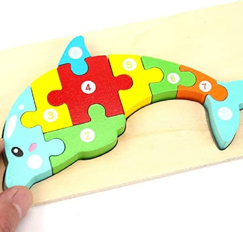 Puzzle Game- Wooden Toy for Kids Ages 3-5