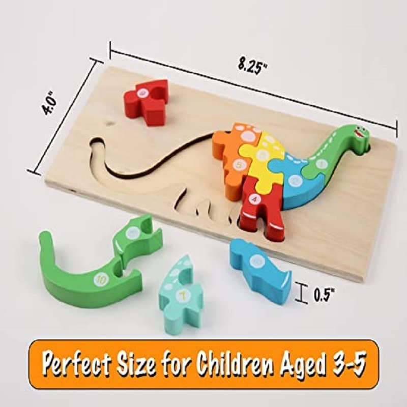 Puzzle Game- Wooden Toy for Kids Ages 3-5