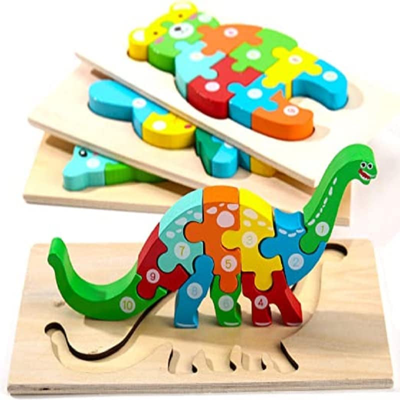 Puzzle Game- Wooden Toy for Kids Ages 3-5