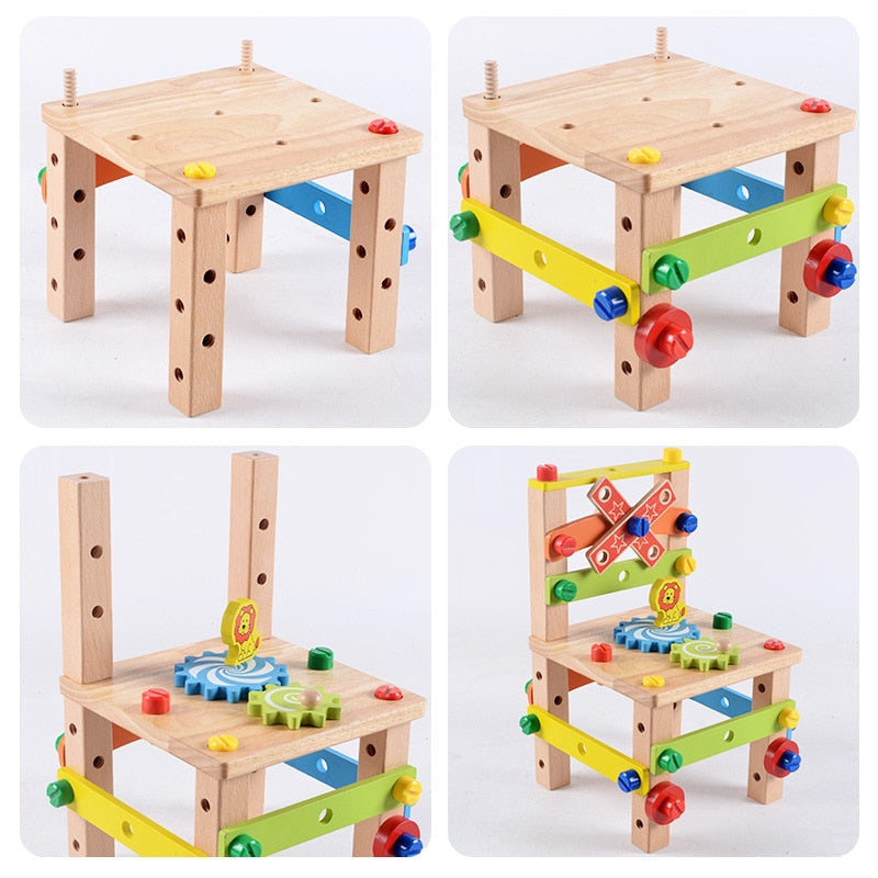 Montessori Nut Combination Chair