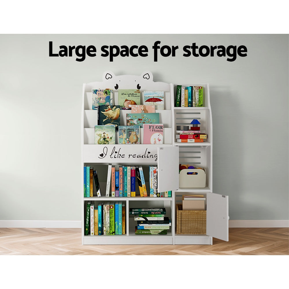 4 Tiers Kids Bookshelf Storage