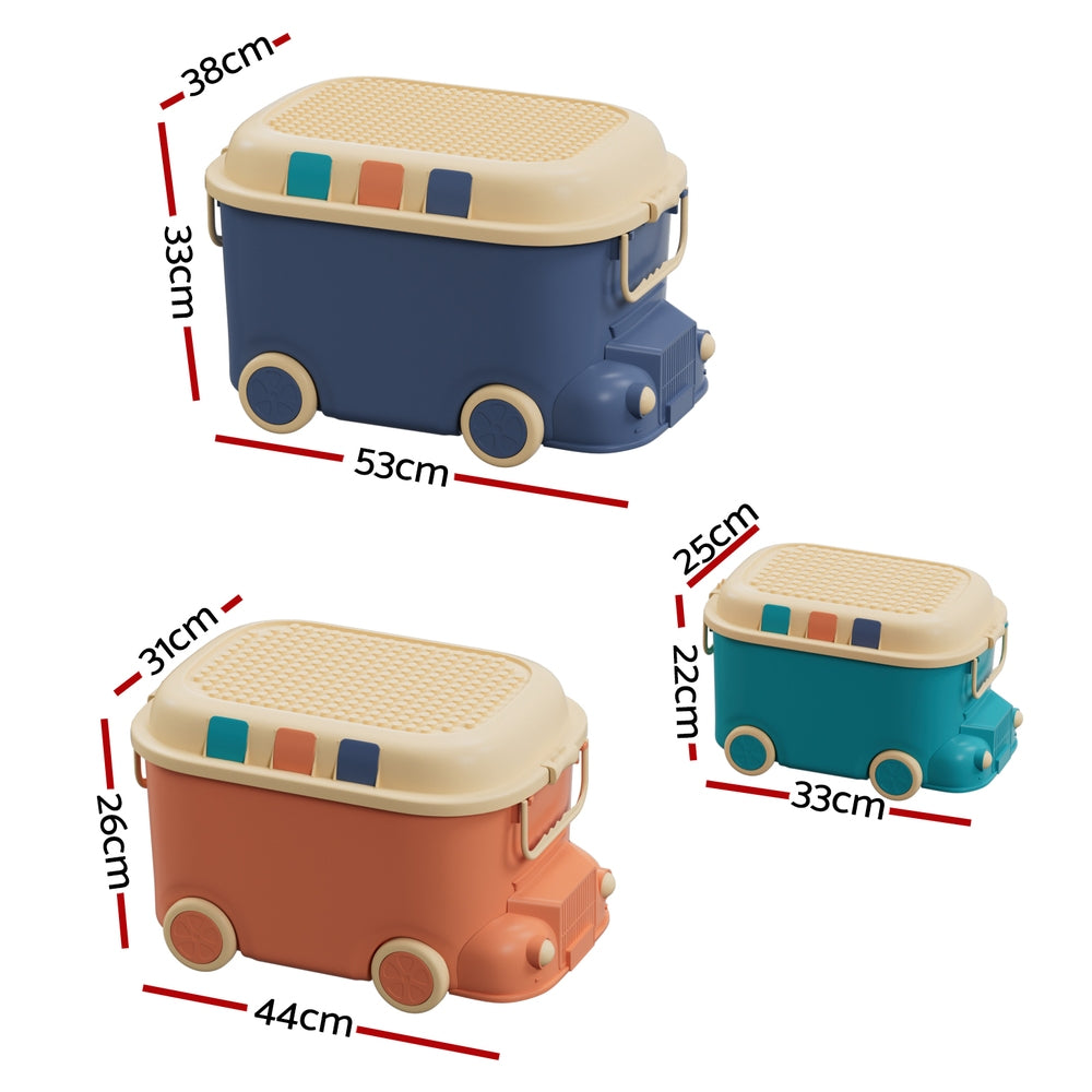 Play & Store Car: The Fun Toy Storage Box with Wheels
