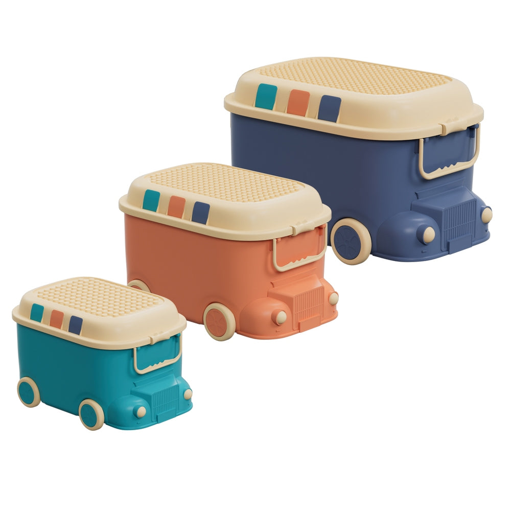 Play & Store Car: The Fun Toy Storage Box with Wheels