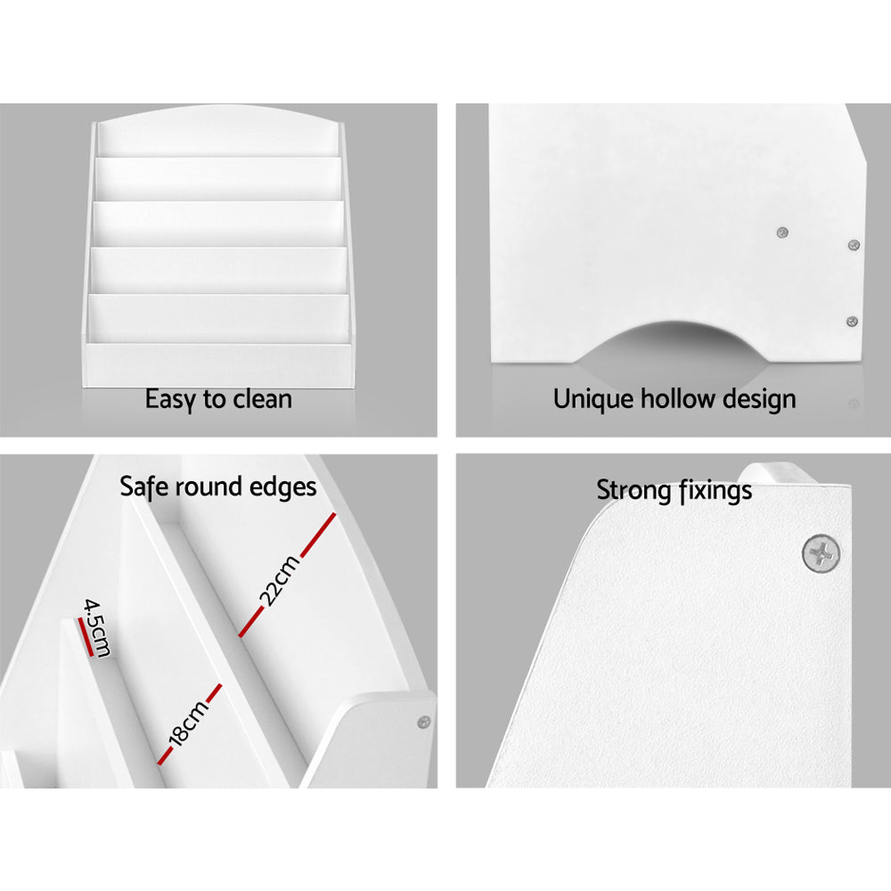 5 Tiers Bookshelf Organiser Display