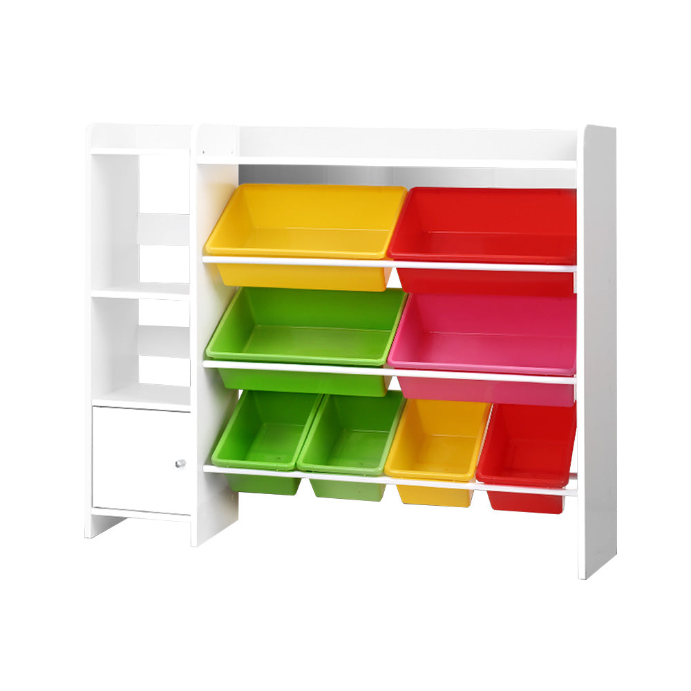 8 Bins Toy Box Storage Organiser