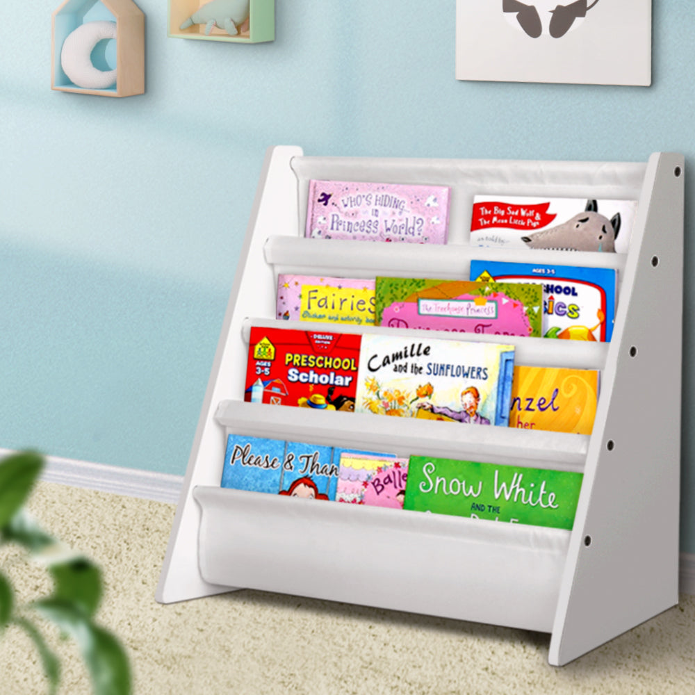 4 Rack Magazine Book Organiser