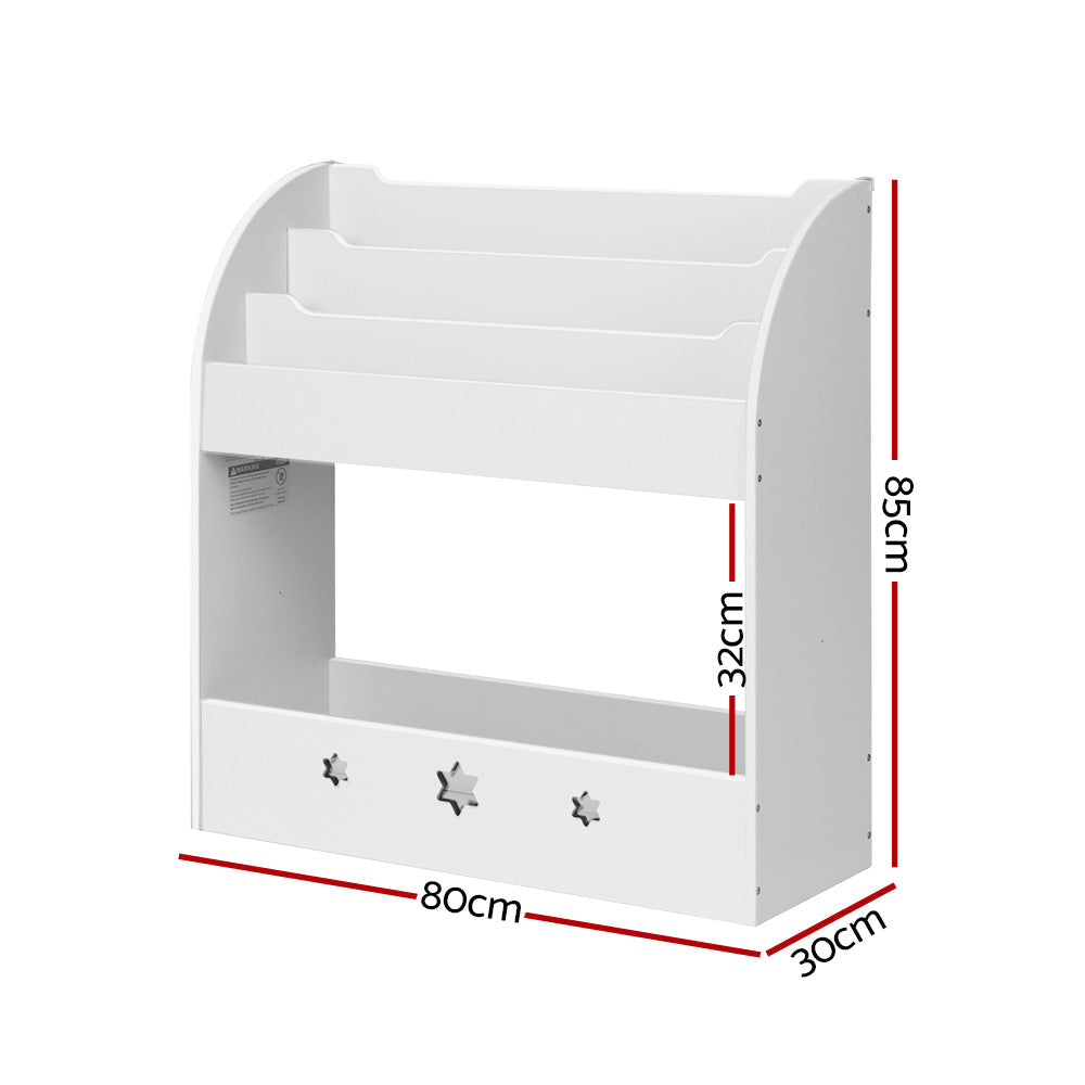 Bookshelf Storage Magazine Rack