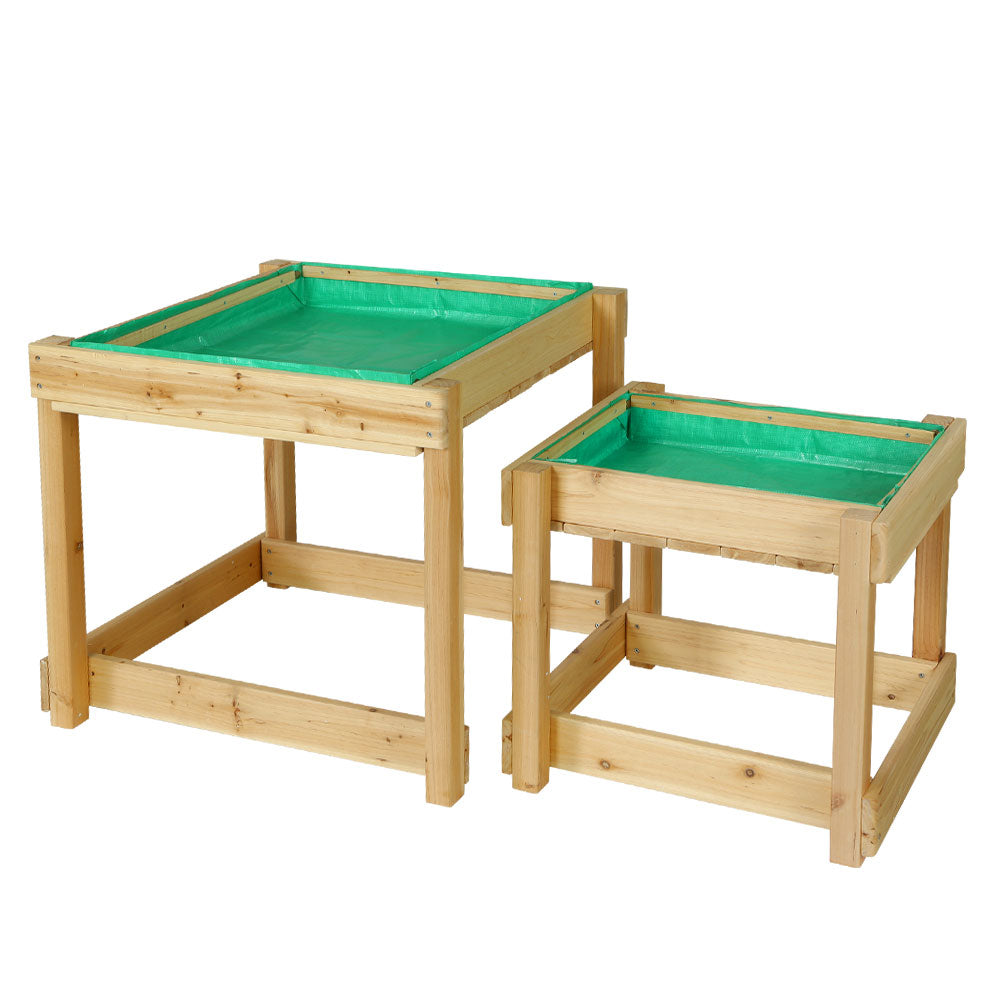 Kids Sandpit Sand and Water Wooden Table