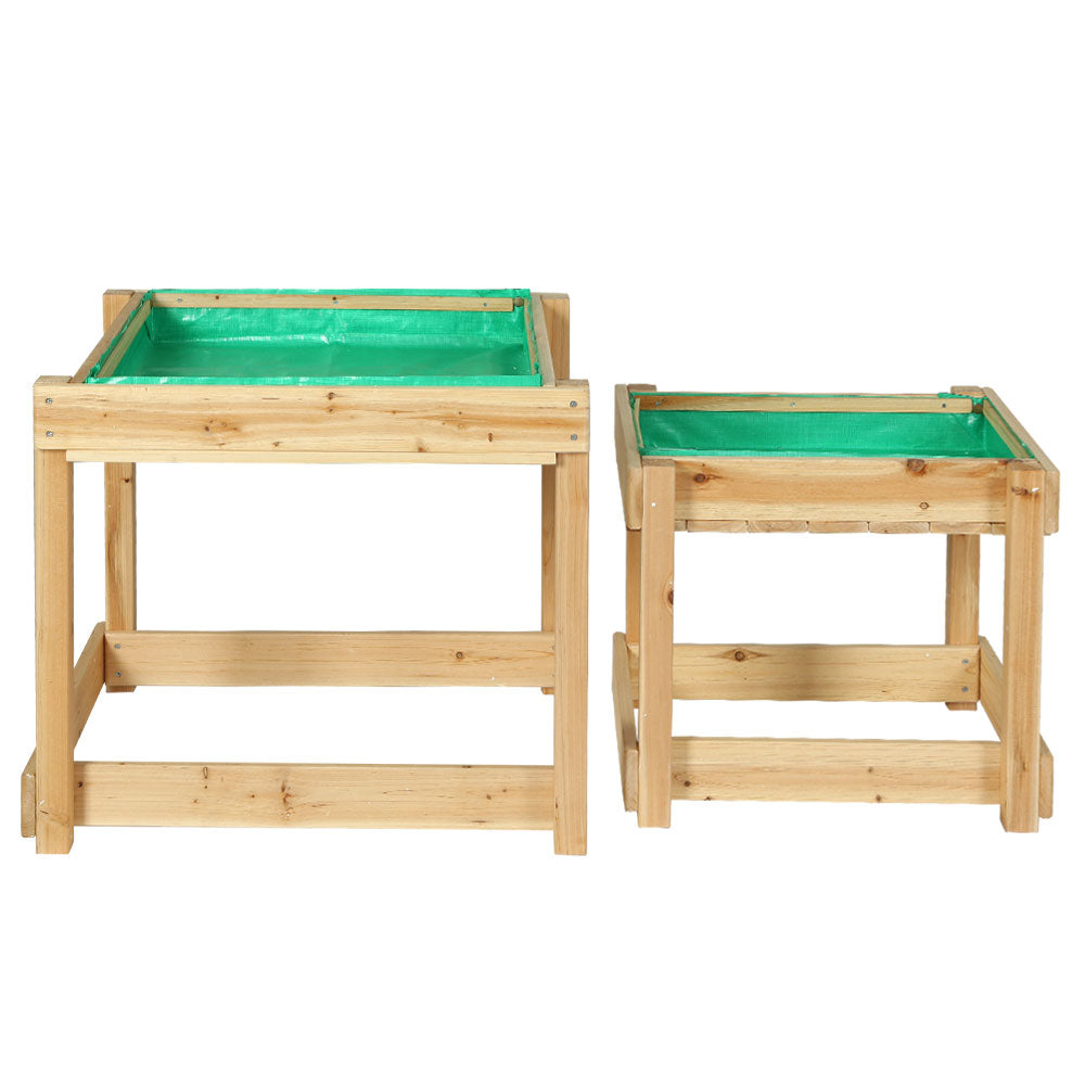 Kids Sandpit Sand and Water Wooden Table