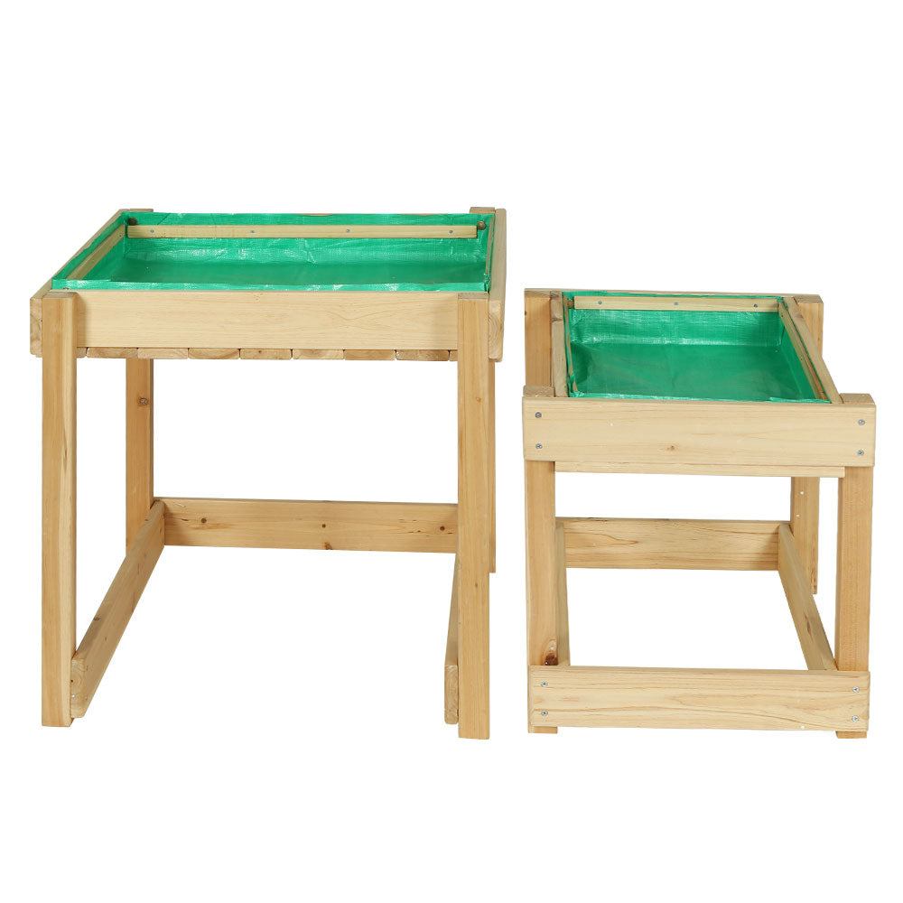 Kids Sandpit Sand and Water Wooden Table