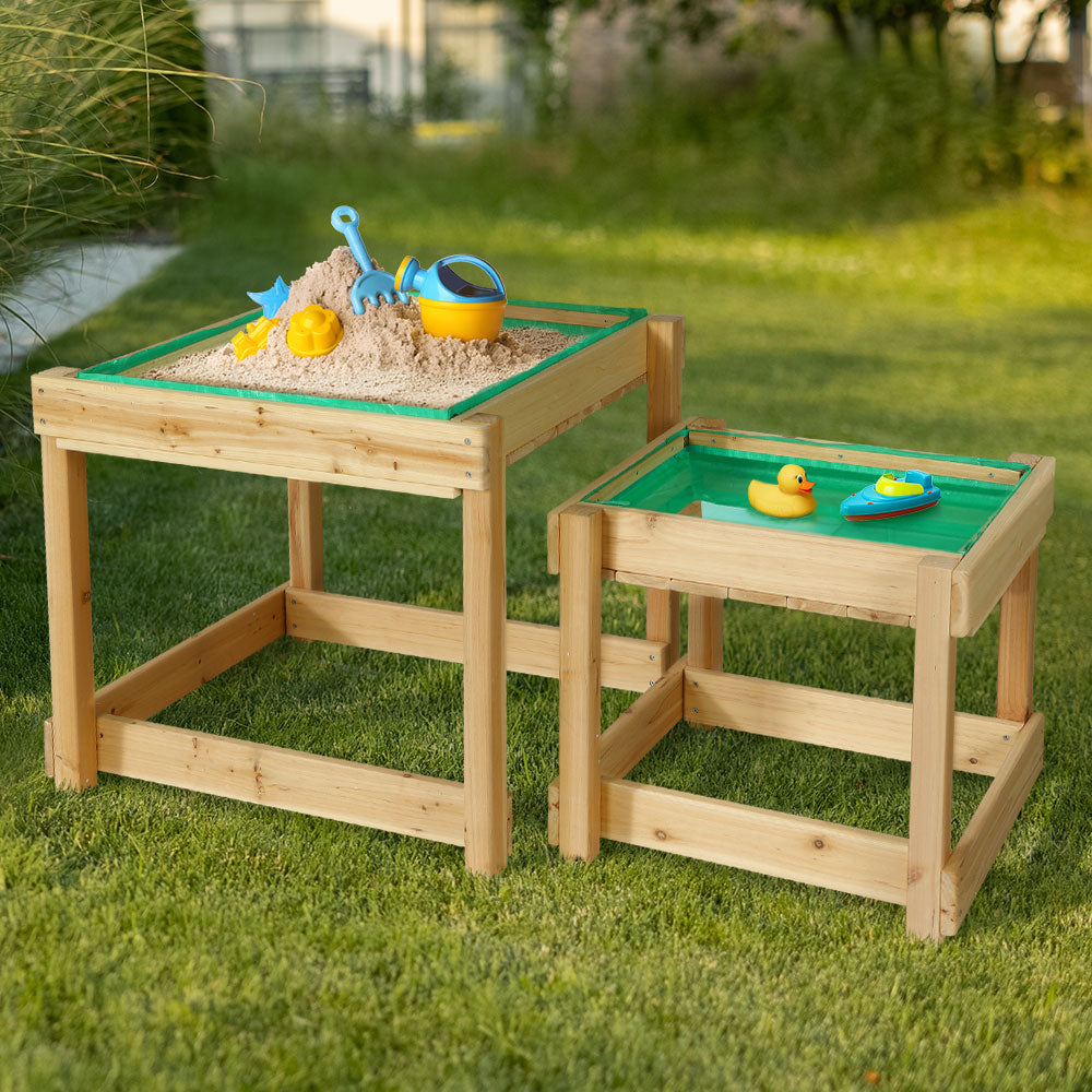 Kids Sandpit Sand and Water Wooden Table