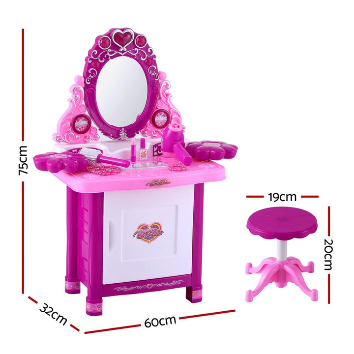 Makeup Play Set Dressing Girls Pink