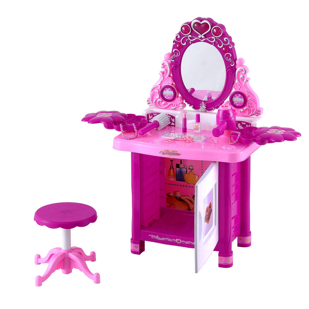 Makeup Play Set Dressing Girls Pink