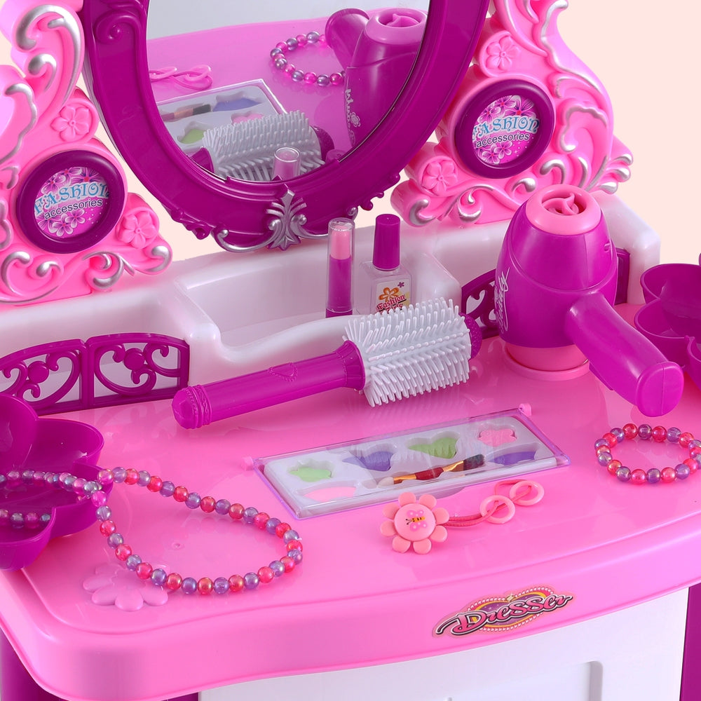 Makeup Play Set Dressing Girls Pink