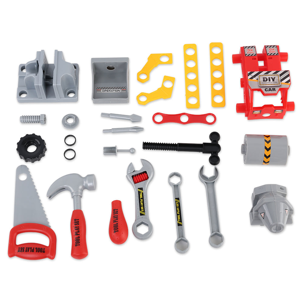 Workbench Tools 97 Piece Play Toys Red