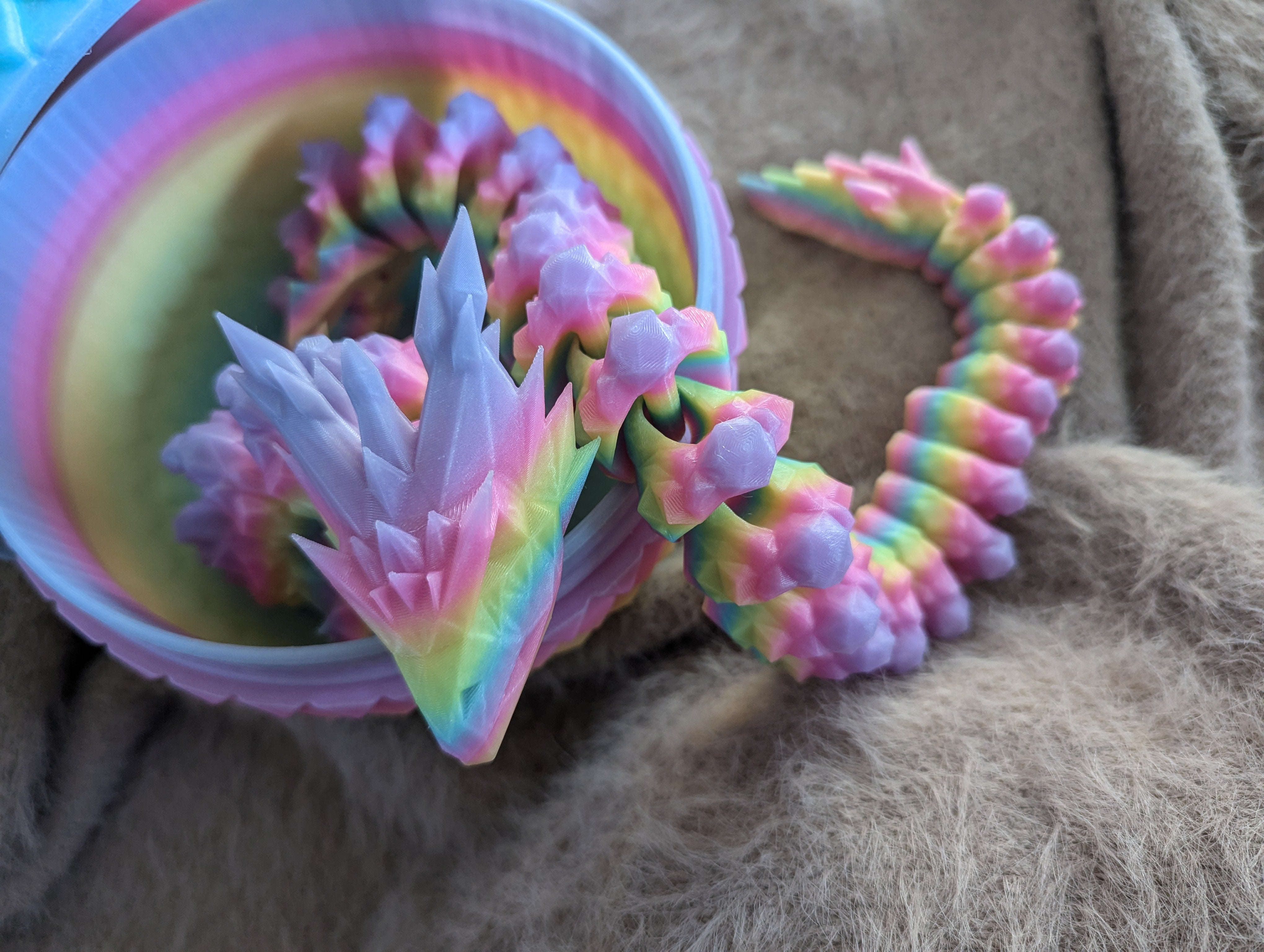 Dragon with Egg Glow in the Dark