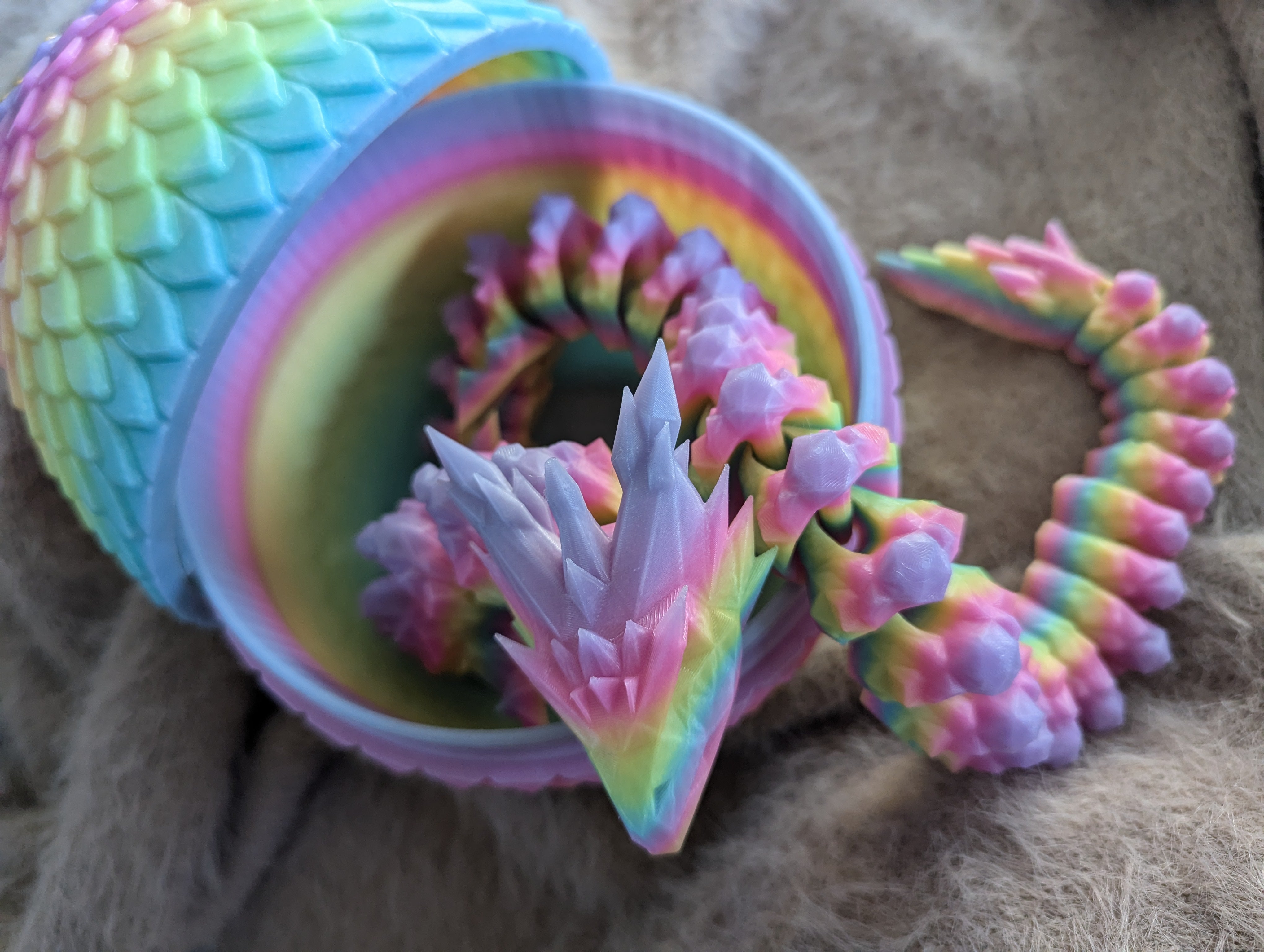 Dragon with Egg Glow in the Dark