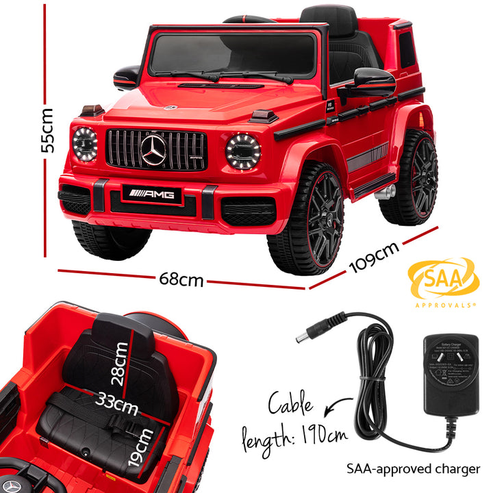 Mercedes-Benz Licensed AMG G63 Remote Red