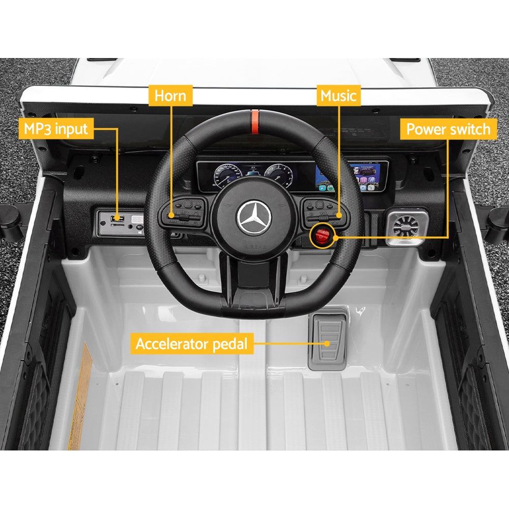 Mercedes-Benz Licensed AMG G63 Remote White