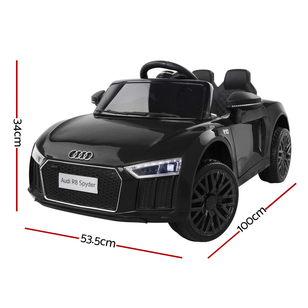 Audi R8 Electric Toy Cars Black