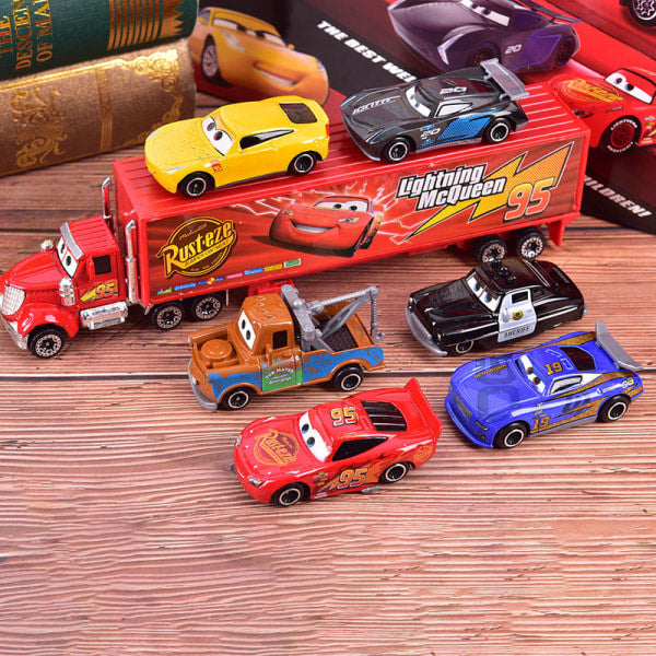 pcs Lightning McQueen Jackson Storm Cruz Mater k Uncle Truck Diecast Meta