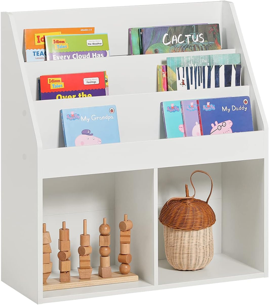 Shelving Unit 3 Shelves 2 Compartments