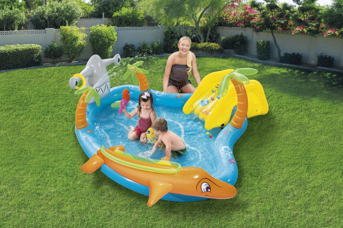 Bestway 273 Lts. Inflatable Sea Life Pool / Slide - 2.8 m x 0.87 m