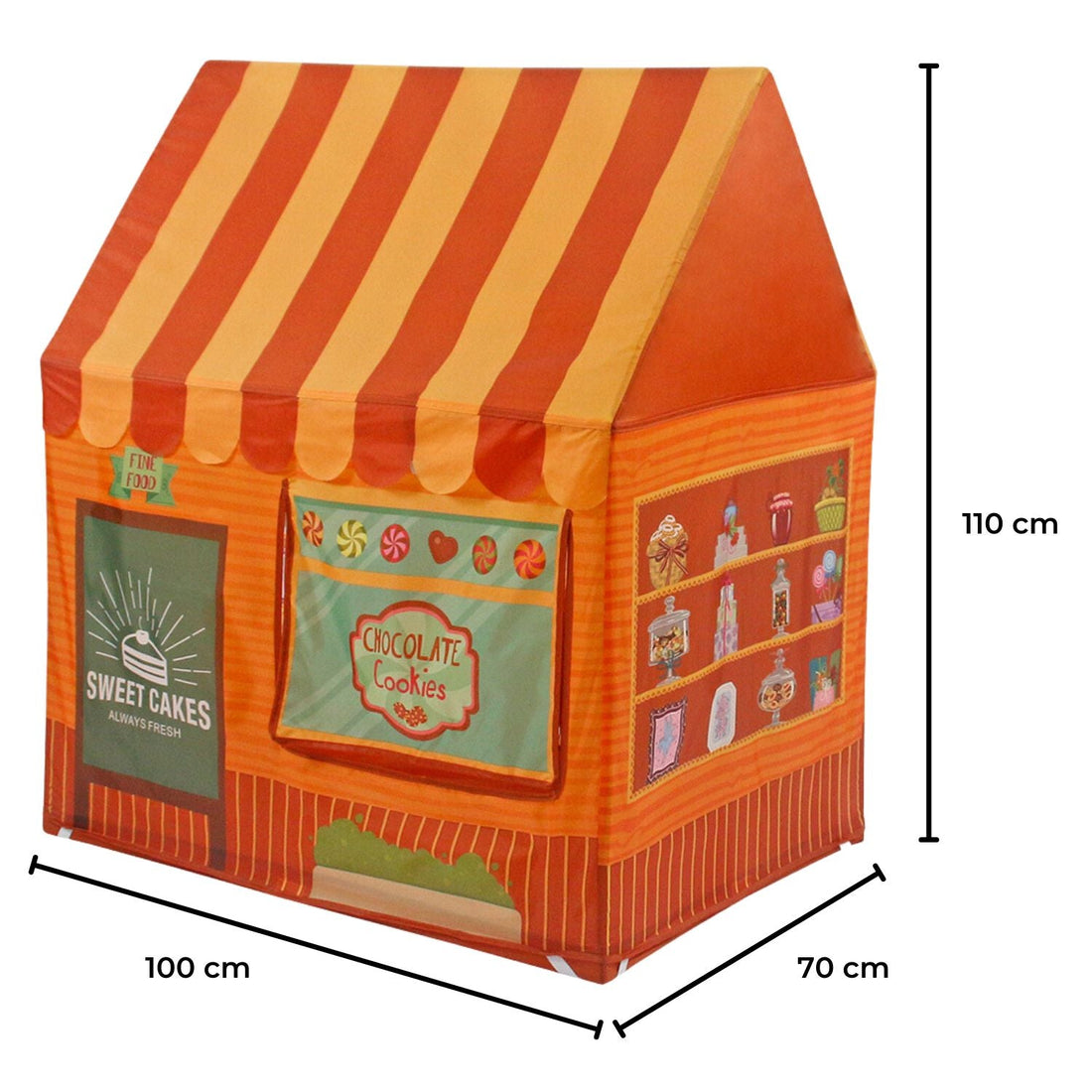 Kids Dessert House Tent (Brown)