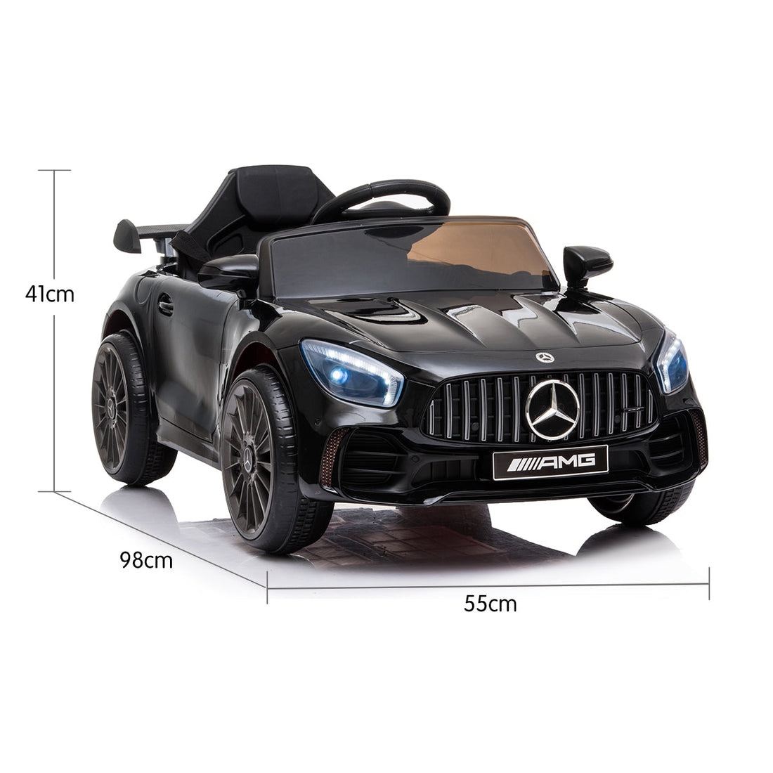 Mercedes Benz Licensed Ride On Car Remote Control - Black