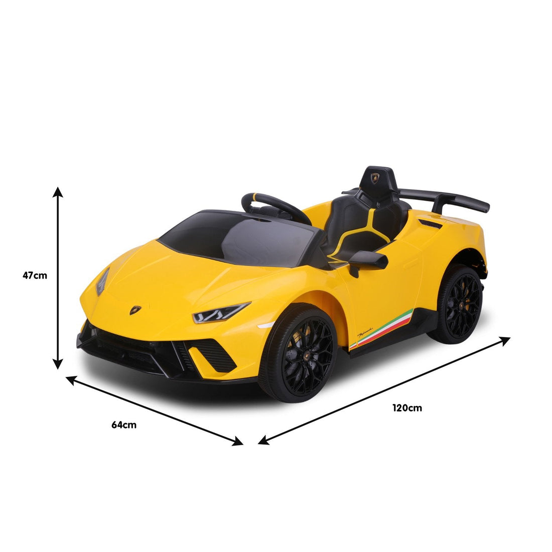 Lamborghini Performante Electric Car Remote Yellow