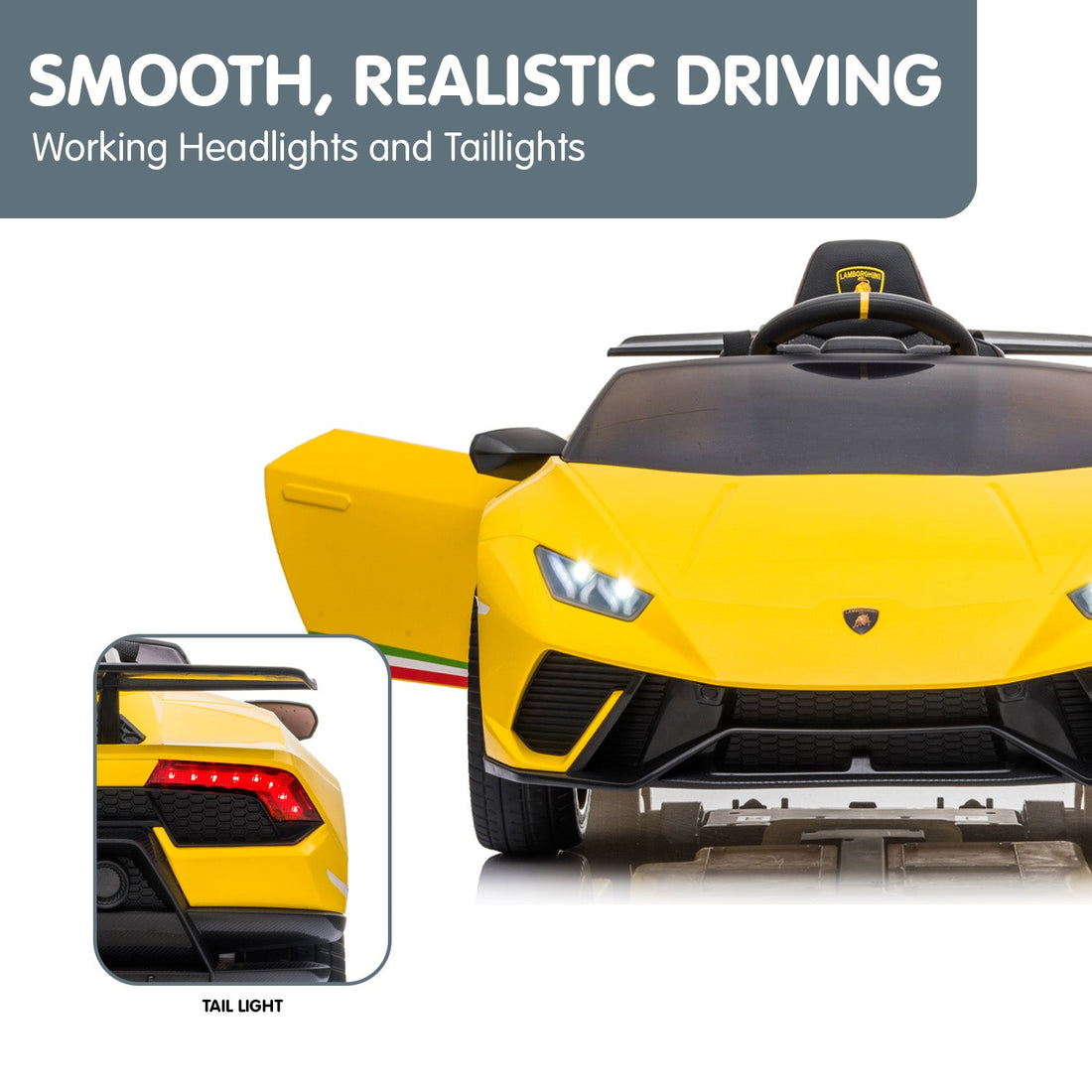 Lamborghini Performante Electric Car Remote Yellow