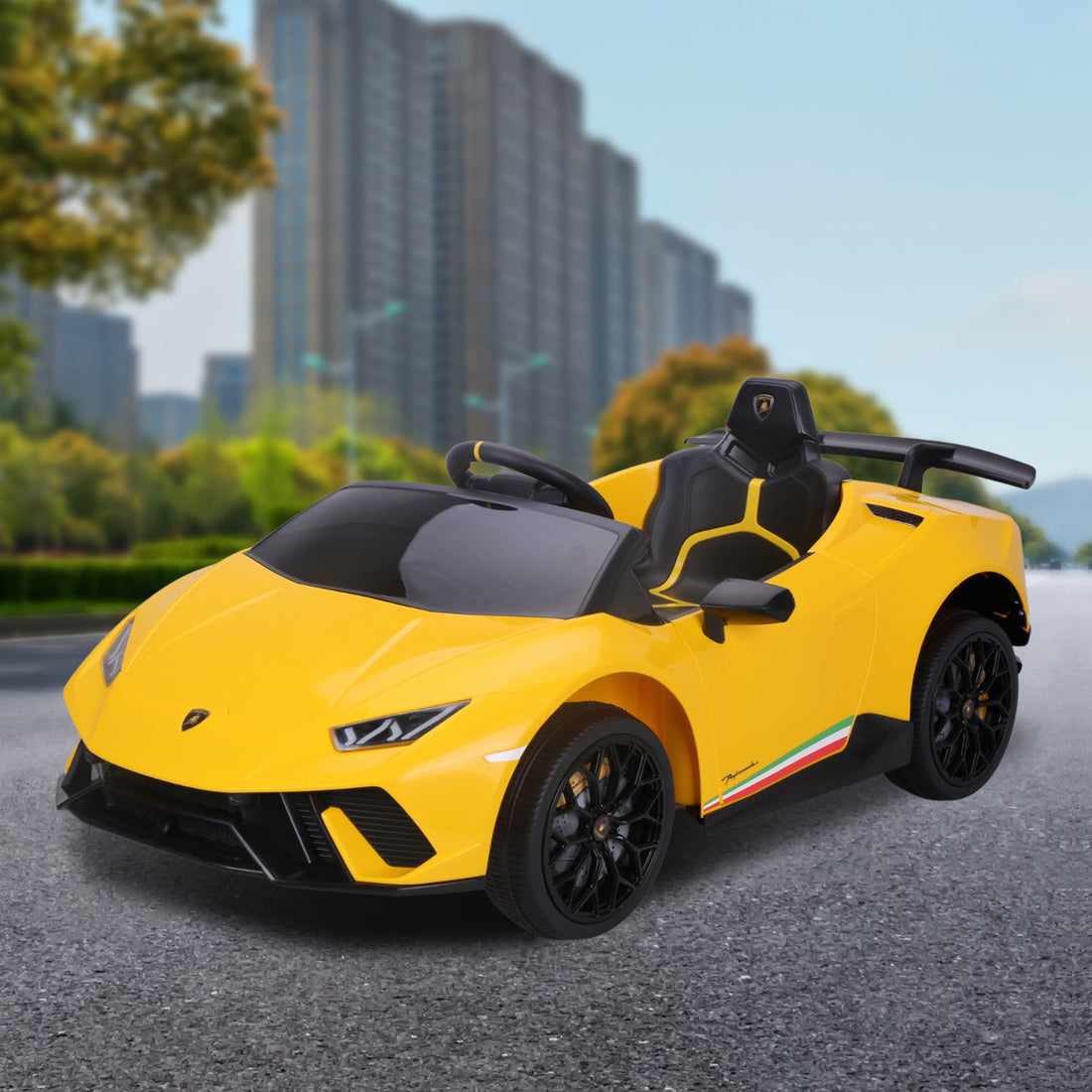 Lamborghini Performante Electric Car Remote Yellow