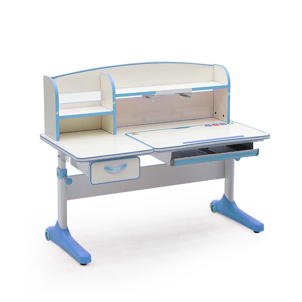 Adjustable Ergonomic 120 cm Study Desk Blue