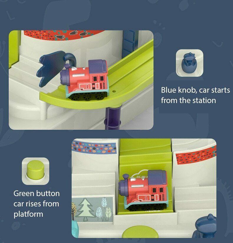 Dinosaur Car Educational Toy Game