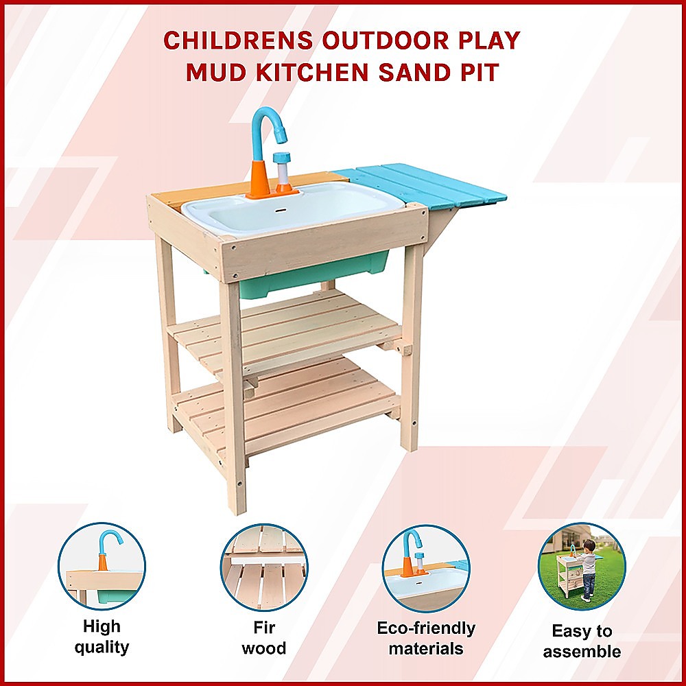 Children’s Outdoor Play Mud Kitchen Sand Pit