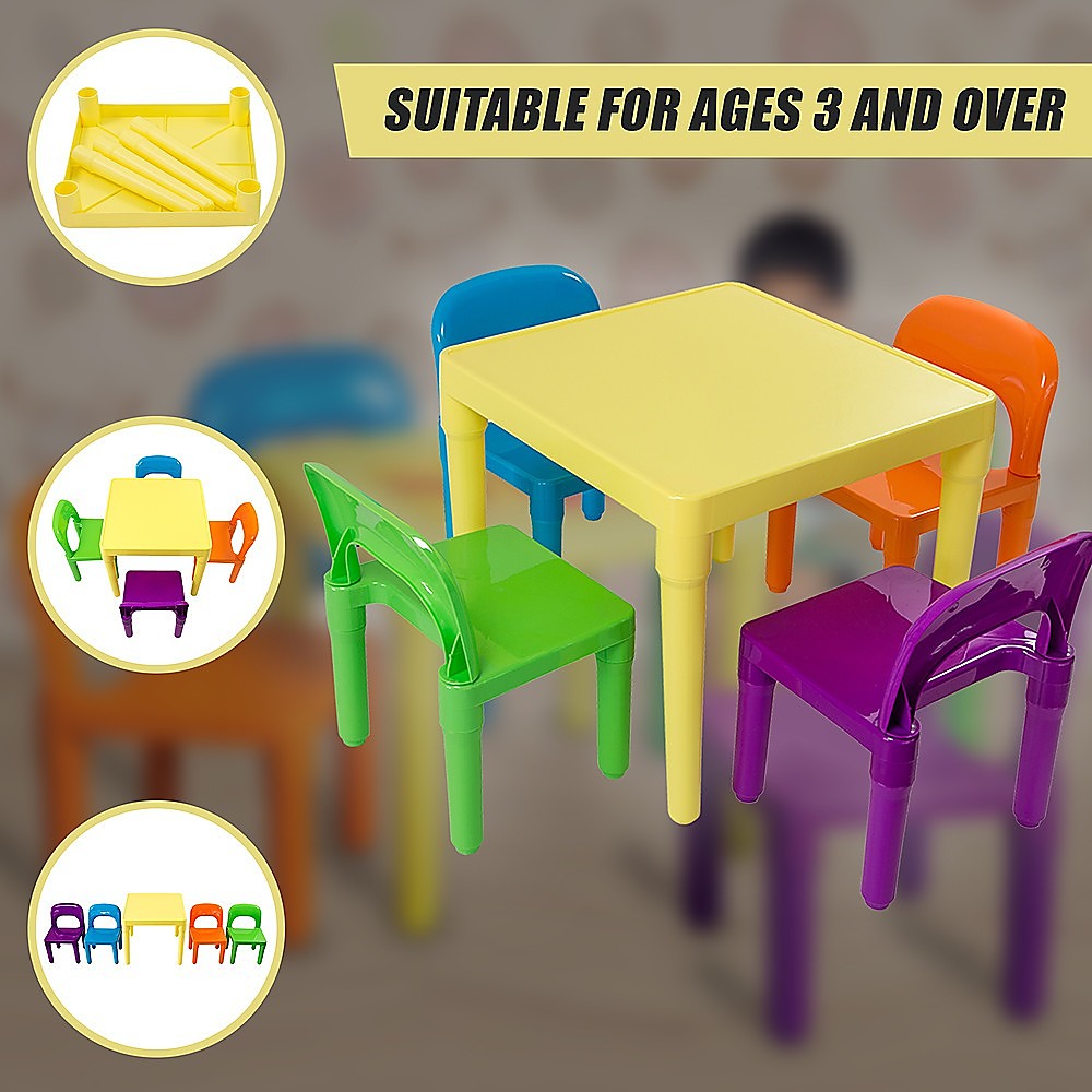 Kids Table and Chairs Play Set