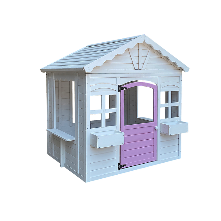 Cubby House Kids Wooden Outdoor Playhouse Cottage Play Children Timber