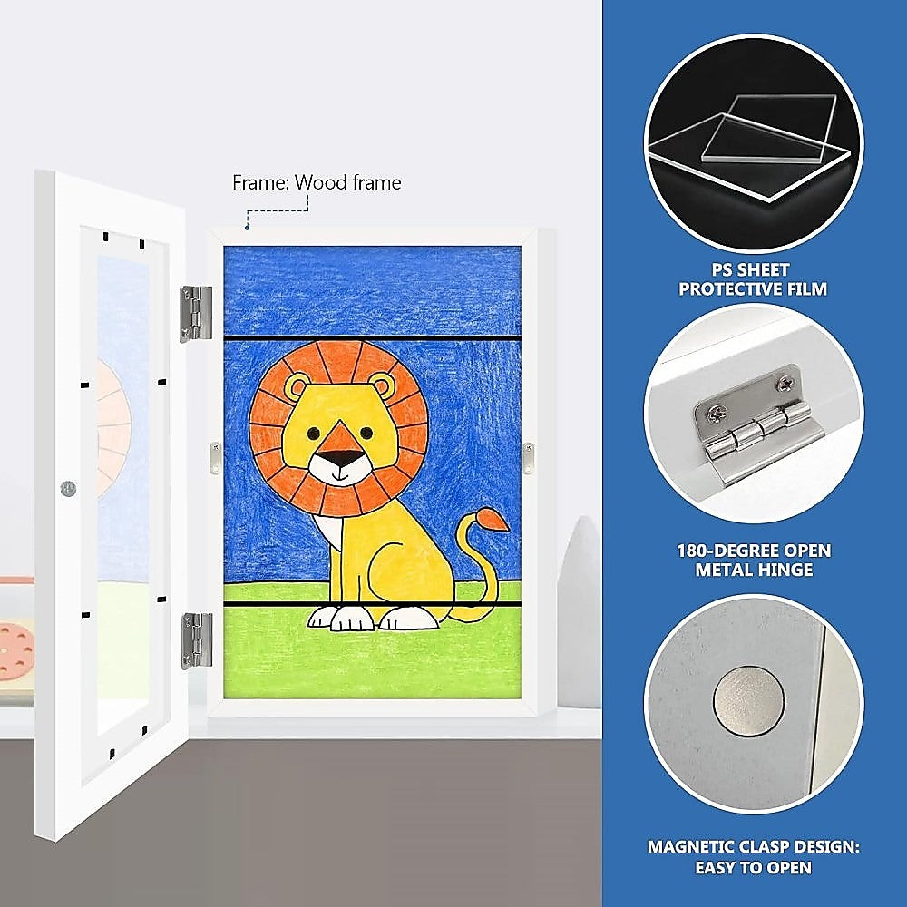 Frame Children Art Projects Display Hold 150 Pictures