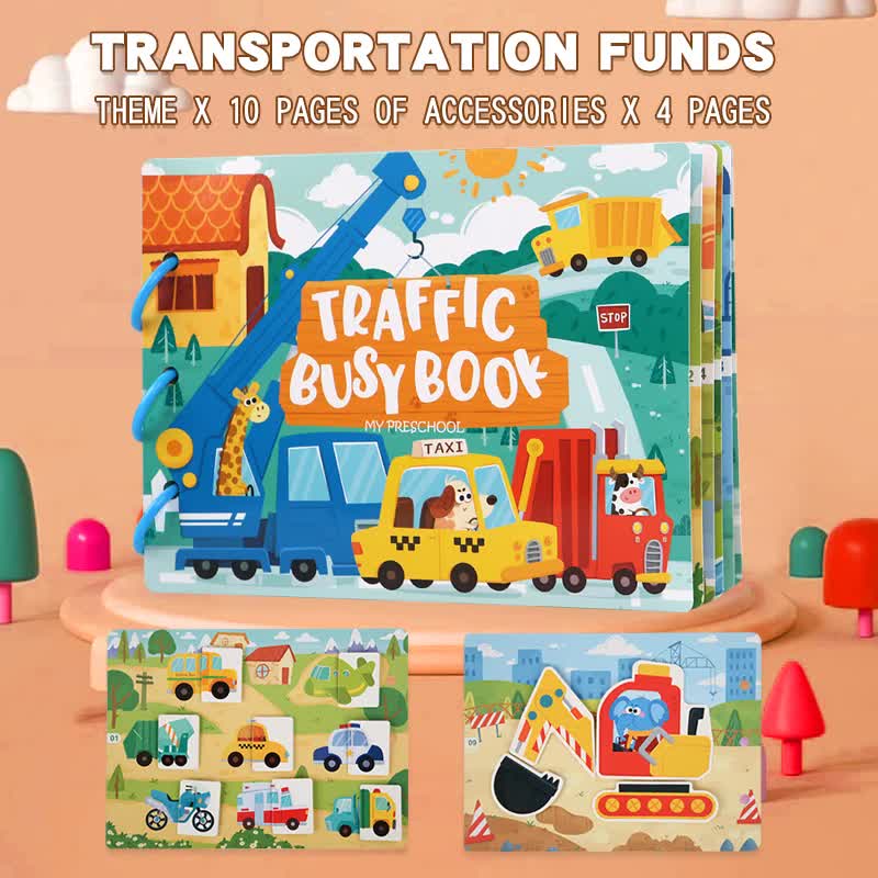 Interactive Busy Book Set - 2-pack