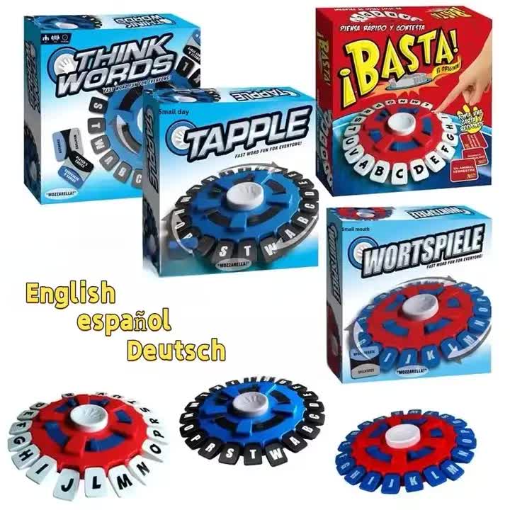 2 Pcs Red Tapple Words Game